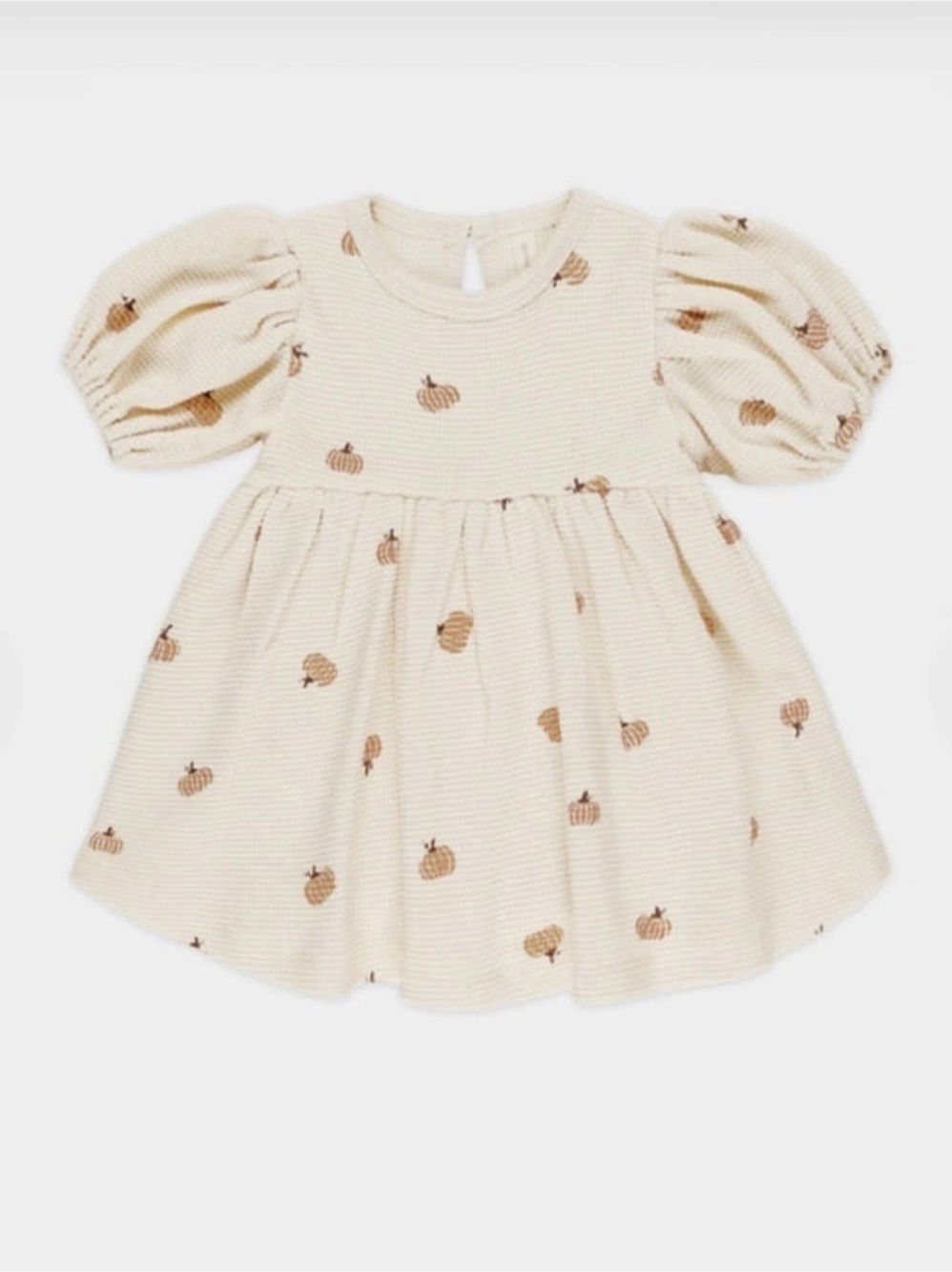 Quincy Mae Waffle Darla Dress Pumpkins size 2/3 years NWT